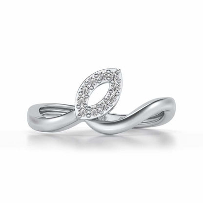 Chakrika Silver Ring - White Gold - Image 4