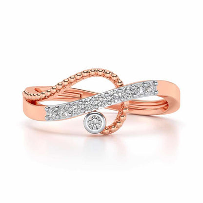 Chaman Silver Ring - Rose Gold - Image 4