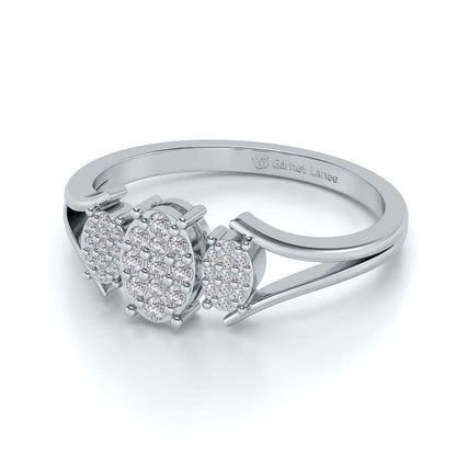 Chasmum Silver Ring - White Gold - Image 2