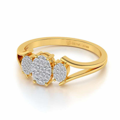 Chasmum Silver Ring - Yellow Gold - Image 2