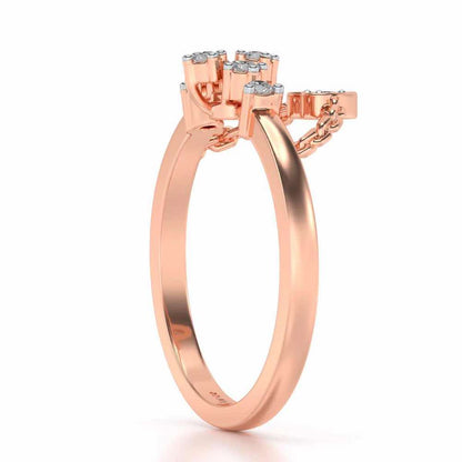 Chavvi Silver Ring - Rose Gold - Image 3