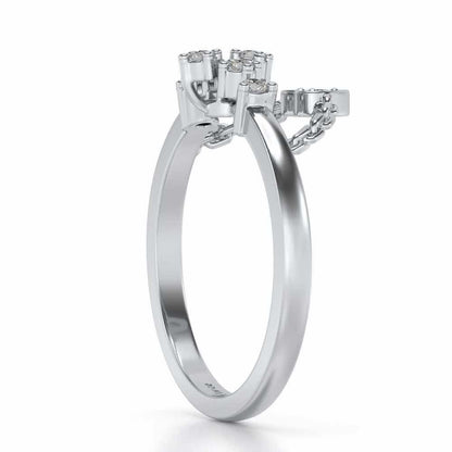 Chavvi Silver Ring - White Gold - Image 3