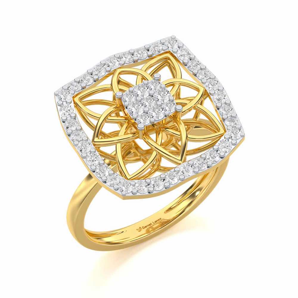 Chic Charm Silver Ring