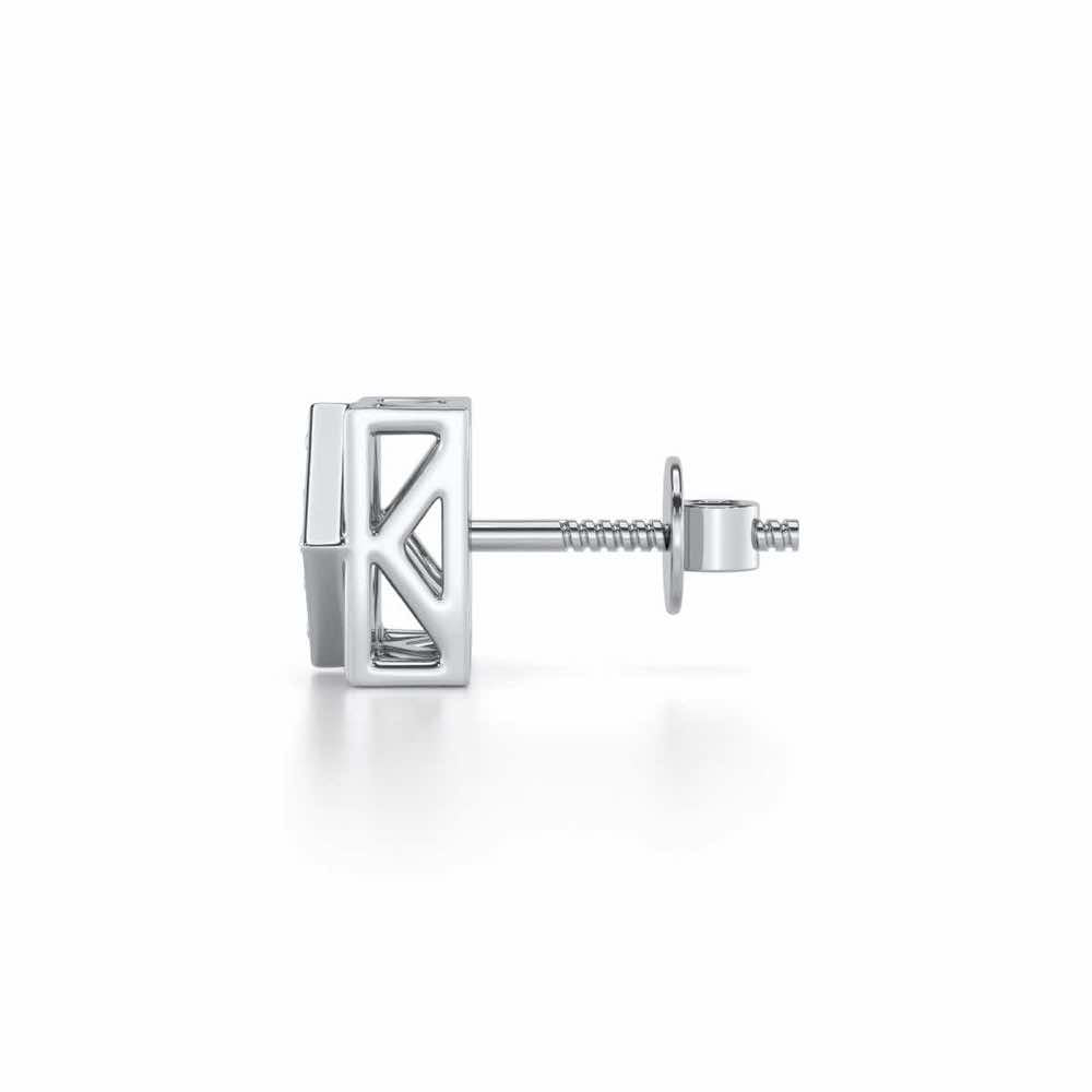 Chivalry Silver Men Stud - White Gold - Image 4