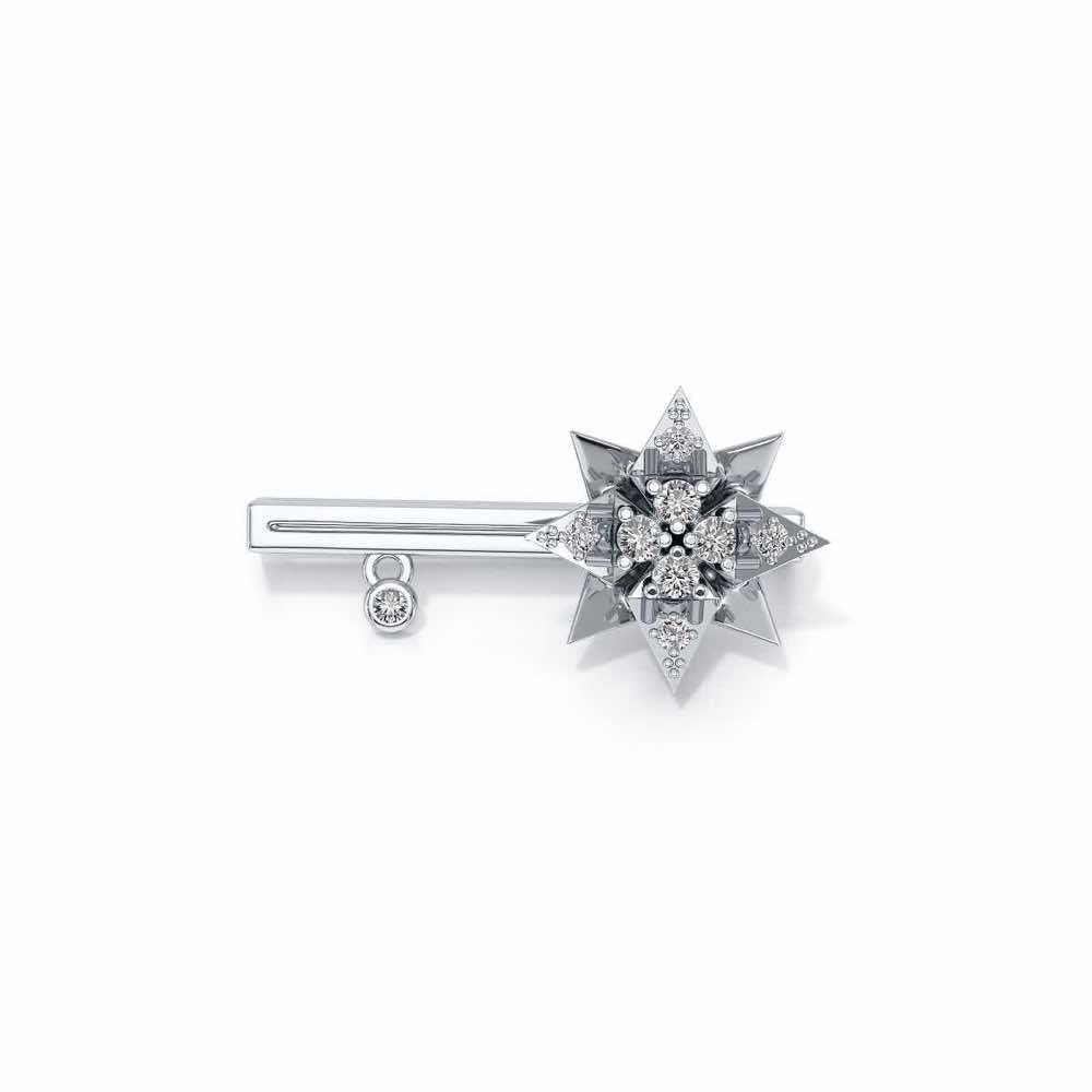 Chris Star Silver Watch Band - White Gold - Image 2