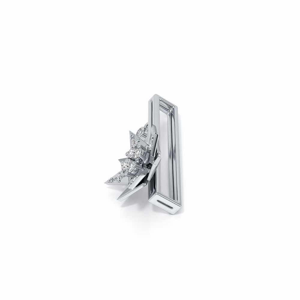 Chris Star Silver Watch Band - White Gold - Image 4