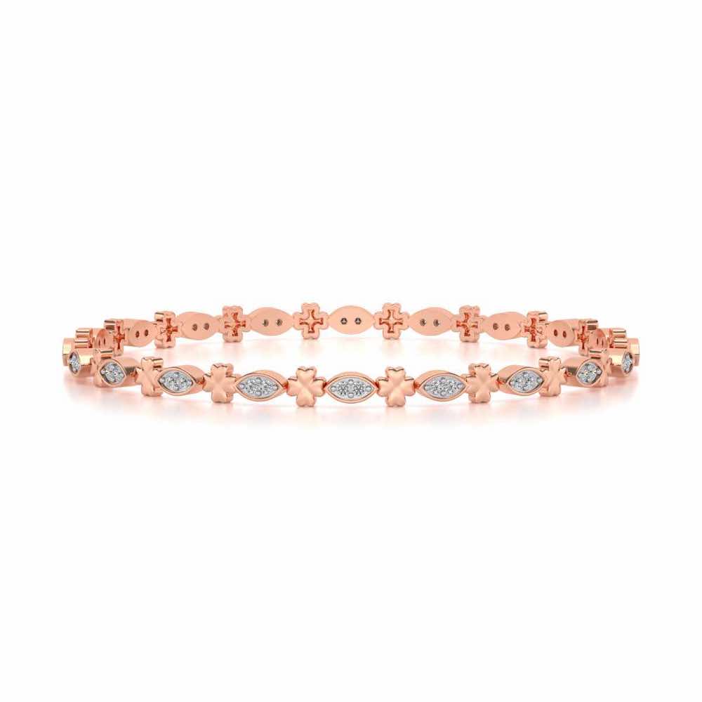 Classy Silver Bangles - Rose Gold - Image 4