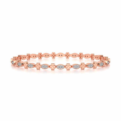 Classy Silver Bangles - Rose Gold - Image 4