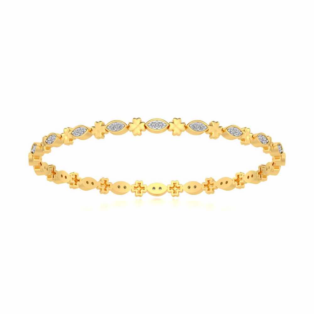 Classy Silver Bangles - Yellow Gold - Image 5