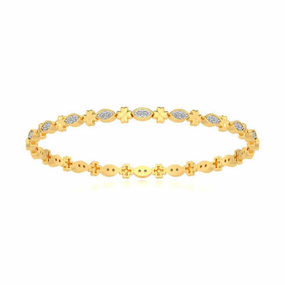 Classy Silver Bangles - Yellow Gold - Image 5