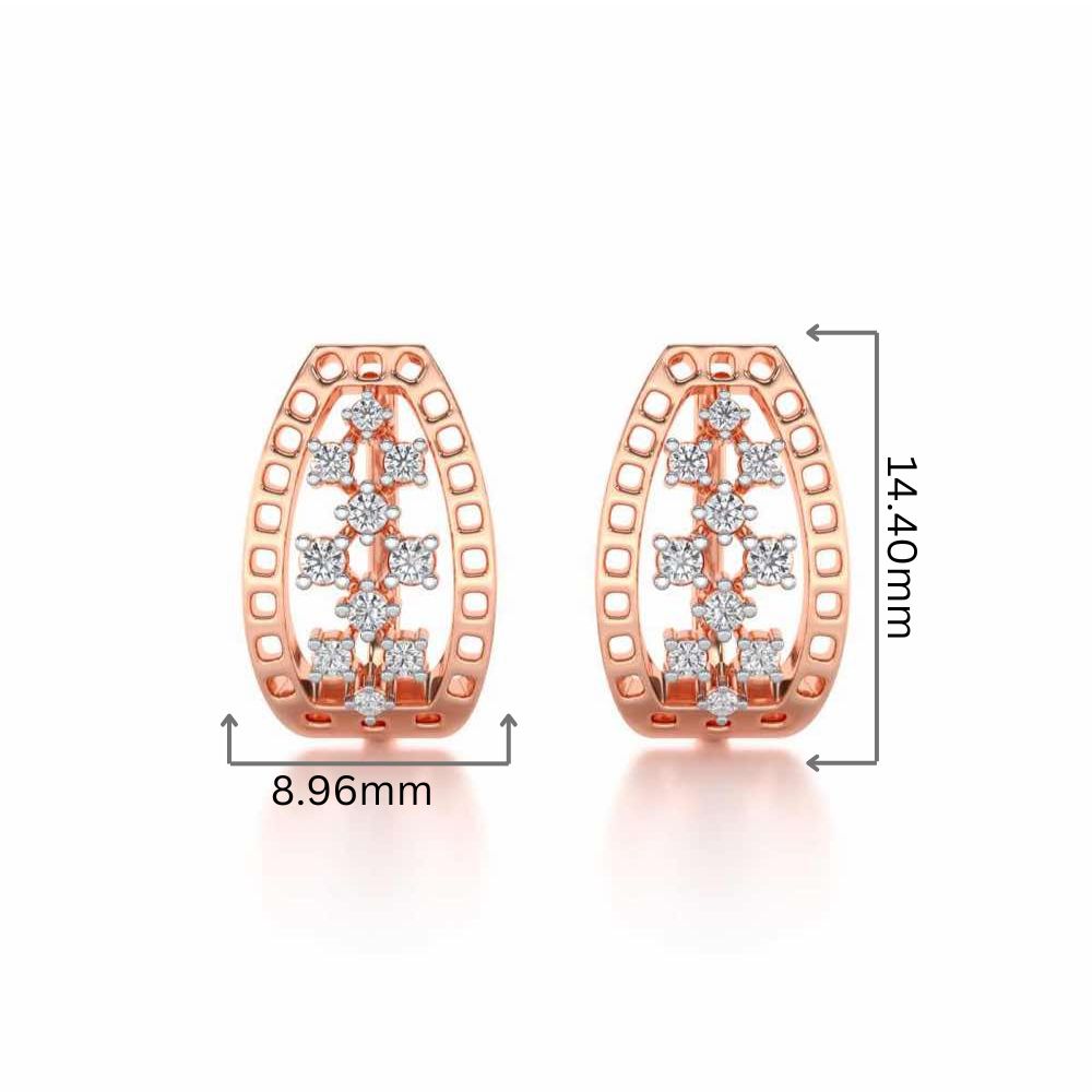 Cluster Hug Silver Bali - Rose Gold - Image 2