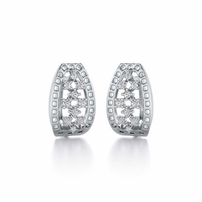 Cluster Hug Silver Bali - White Gold - Image 1