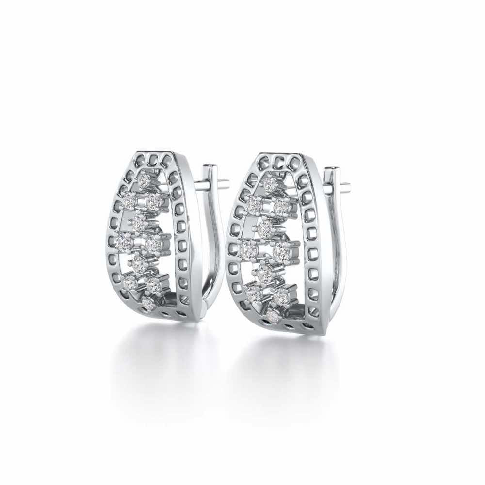 Cluster Hug Silver Bali - White Gold - Image 3