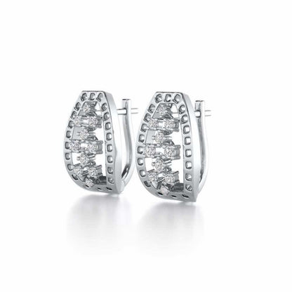 Cluster Hug Silver Bali - White Gold - Image 3