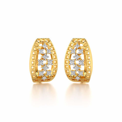 Cluster Hug Silver Bali - Yellow Gold - Image 1