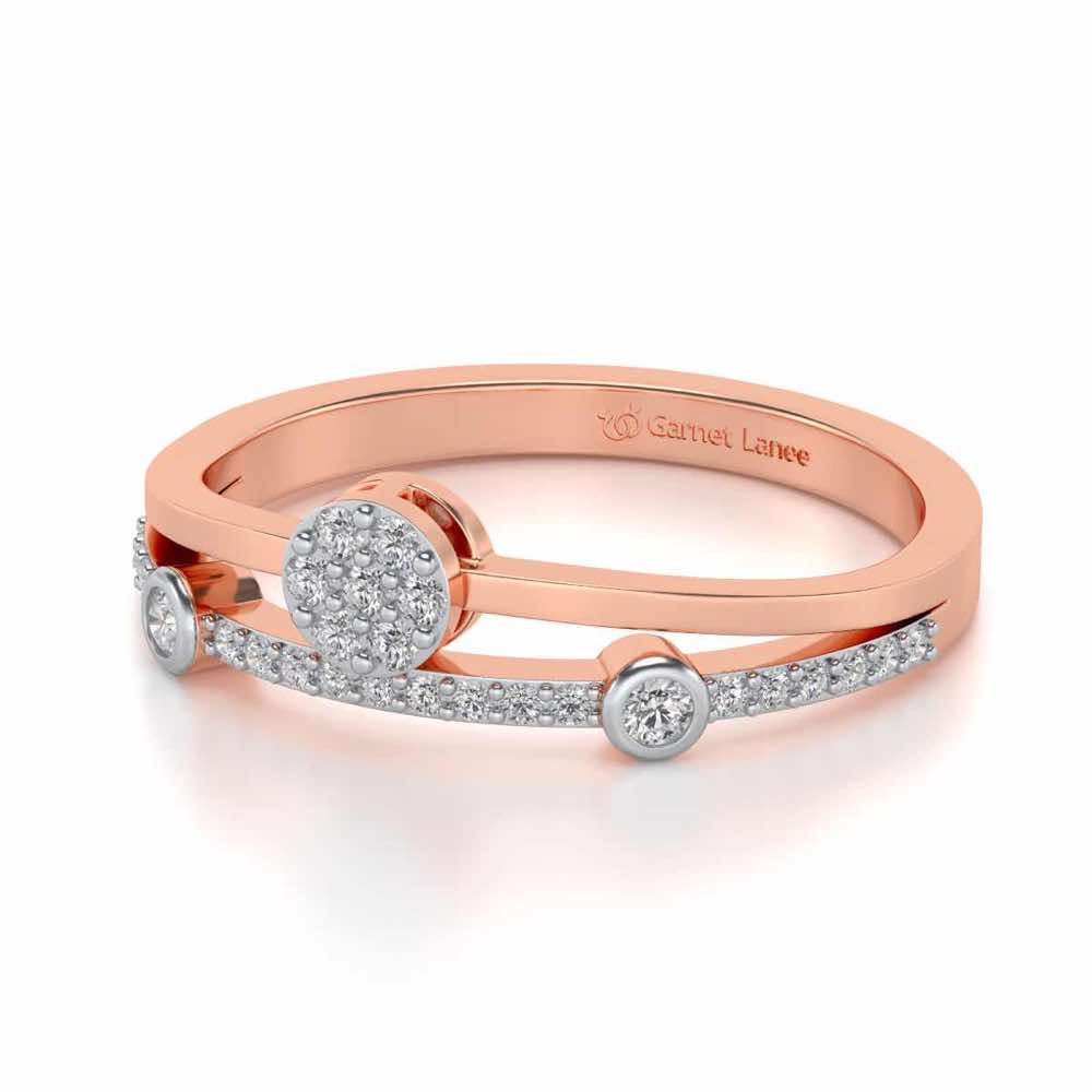 Collective Silver Ring - Rose Gold - Image 2