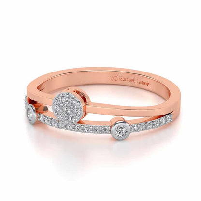 Collective Silver Ring - Rose Gold - Image 2