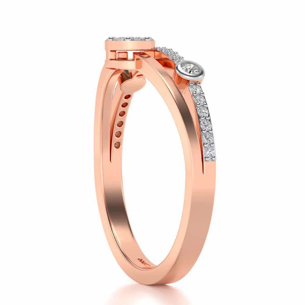 Collective Silver Ring - Rose Gold - Image 3