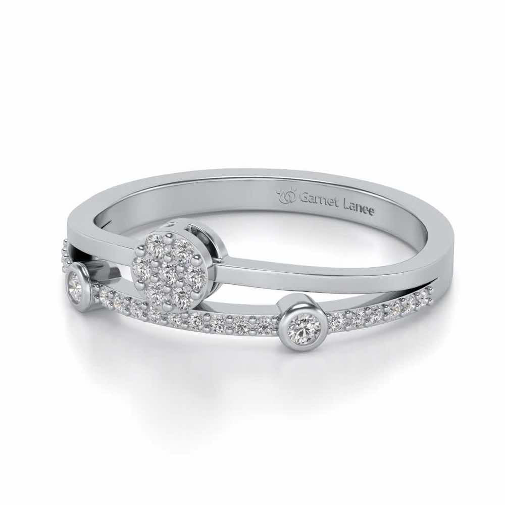 Collective Silver Ring - White Gold - Image 2