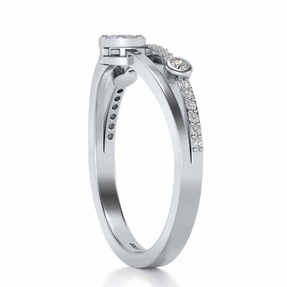 Collective Silver Ring - White Gold - Image 3