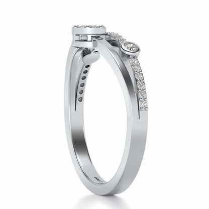 Collective Silver Ring - White Gold - Image 3