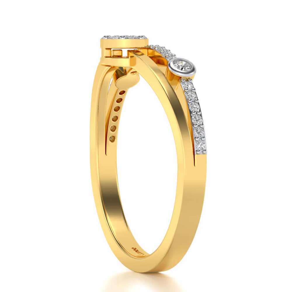 Collective Silver Ring - Yellow Gold - Image 3