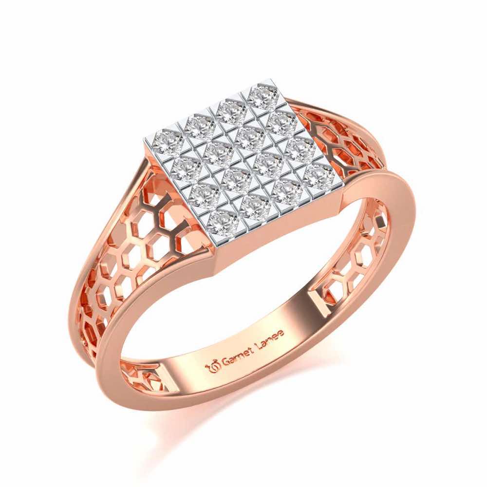 Colossal Silver Ring For Men - Rose Gold - Image 1
