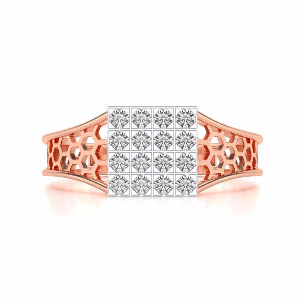 Colossal Silver Ring For Men - Rose Gold - Image 4