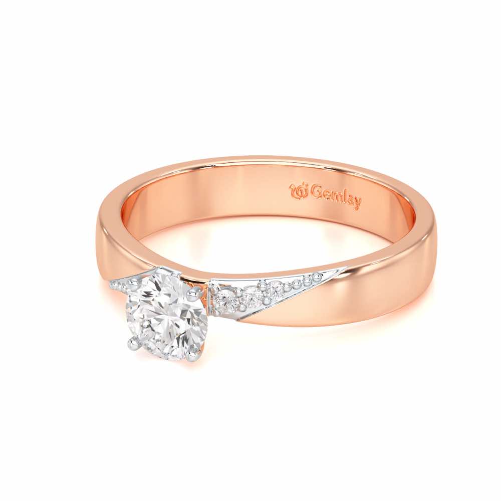 Companionable Solitaire Ring - Rose Gold - Image 2