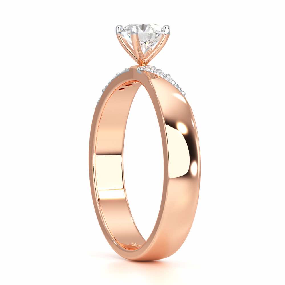 Companionable Solitaire Ring - Rose Gold - Image 3