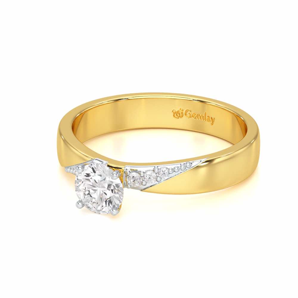 Companionable Solitaire Ring - Yellow Gold - Image 2