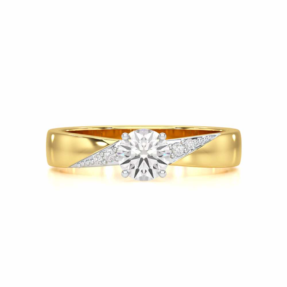 Companionable Solitaire Ring - Yellow Gold - Image 4