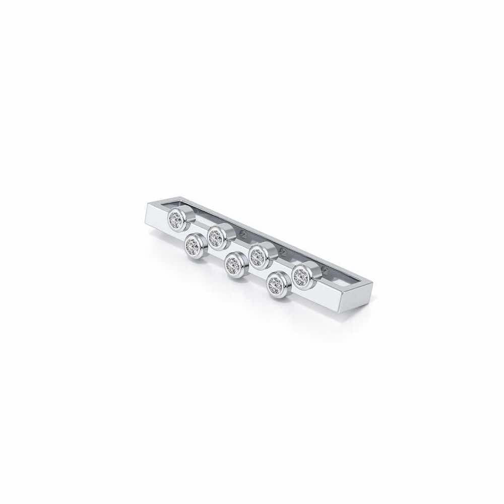 Conflate Silver Watch Band - White Gold - Image 3