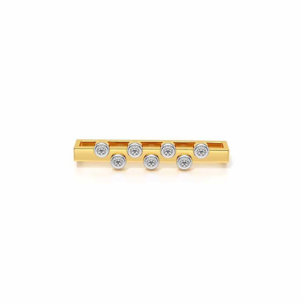 Conflate Silver Watch Band - Yellow Gold - Image 2
