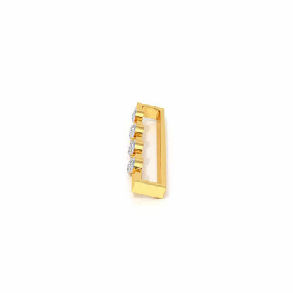 Conflate Silver Watch Band - Yellow Gold - Image 4