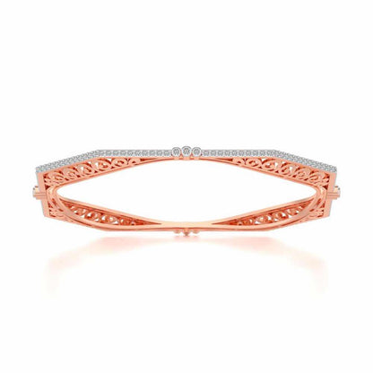 Constellation Silver Bangles - Rose Gold - Image 5