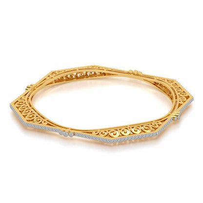 Constellation Silver Bangles - Yellow Gold - Image 2