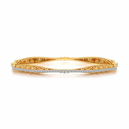 Constellation Silver Bangles - Yellow Gold - Image 4