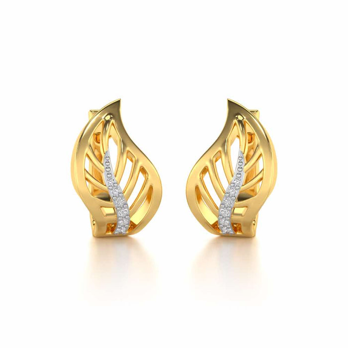 Contort Leaf Silver Bali - Yellow Gold - Image 1