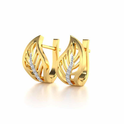 Contort Leaf Silver Bali - Yellow Gold - Image 3