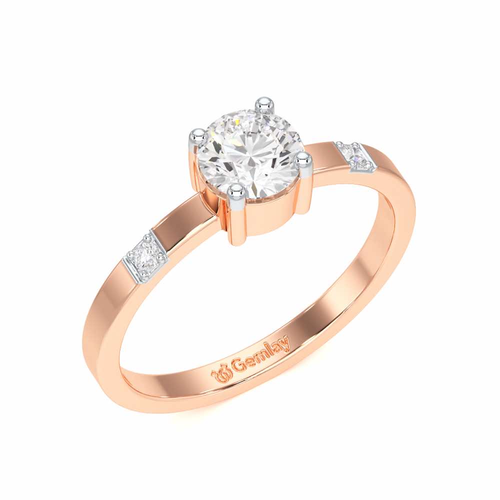 Convival Solitaire Ring - Rose Gold - Image 1