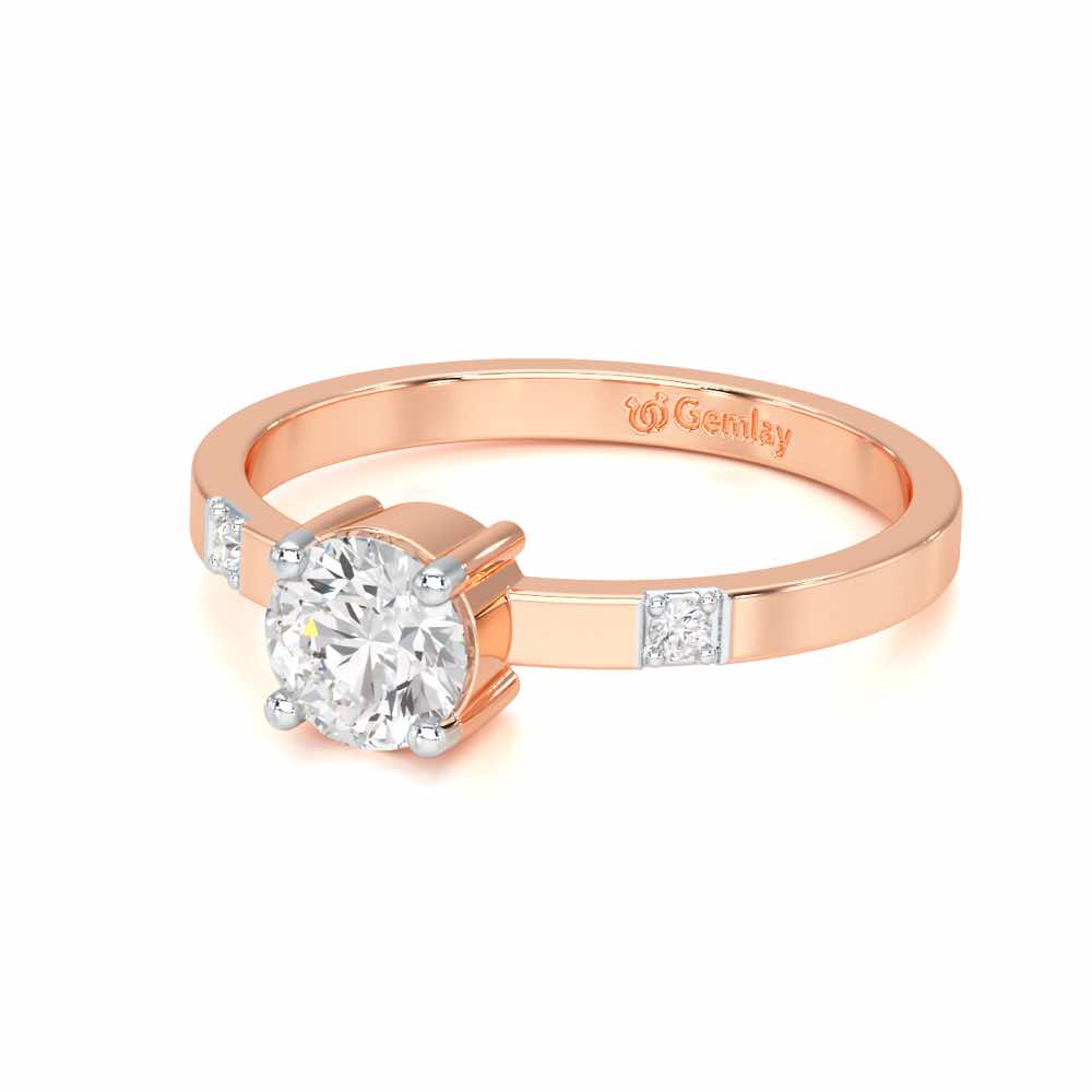 Convival Solitaire Ring - Rose Gold - Image 2