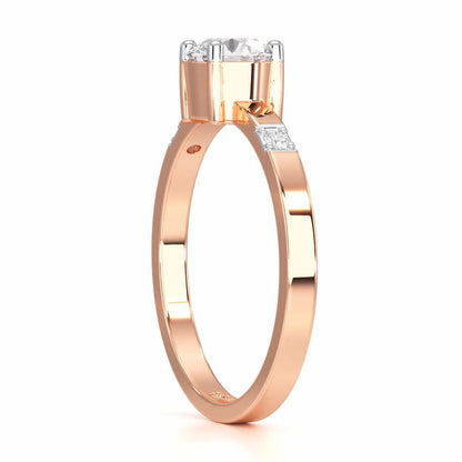 Convival Solitaire Ring - Rose Gold - Image 3