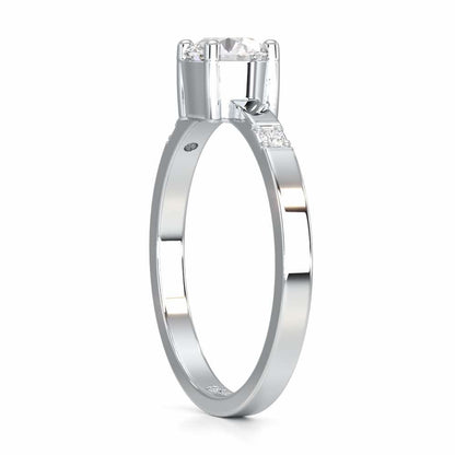 Convival Solitaire Ring - White Gold - Image 3