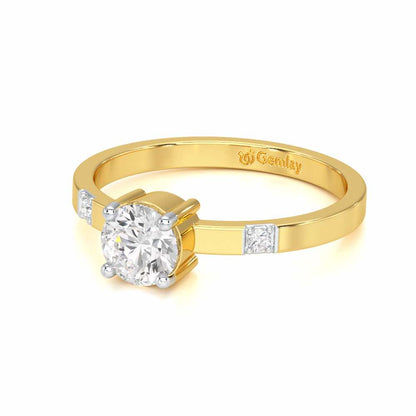 Convival Solitaire Ring - Yellow Gold - Image 2