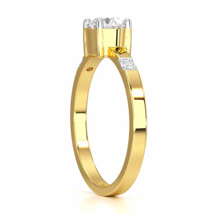 Convival Solitaire Ring - Yellow Gold - Image 3