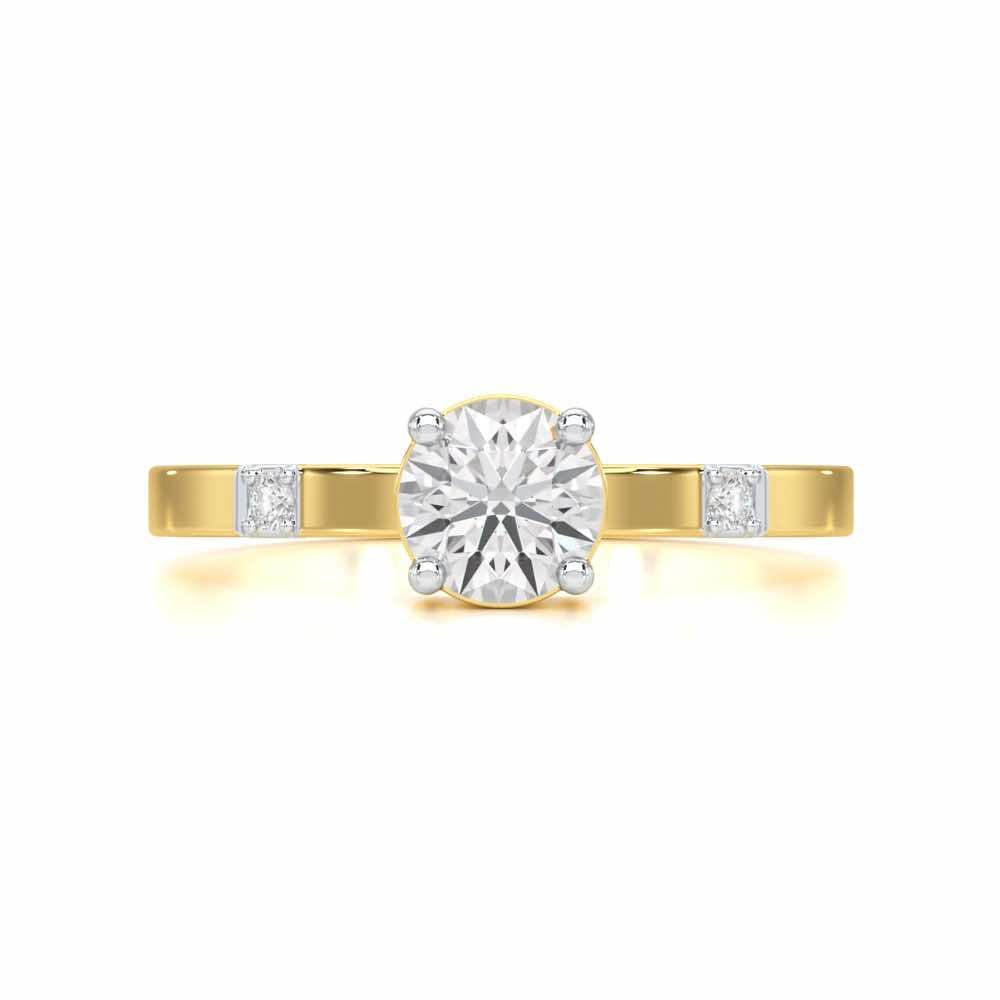 Convival Solitaire Ring - Yellow Gold - Image 4