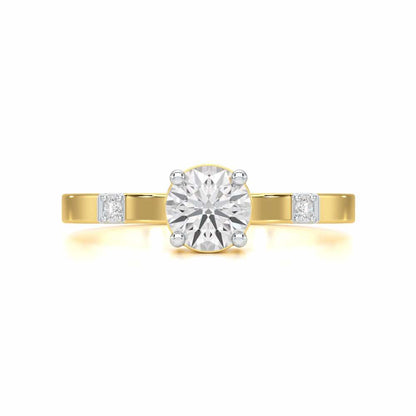 Convival Solitaire Ring - Yellow Gold - Image 4