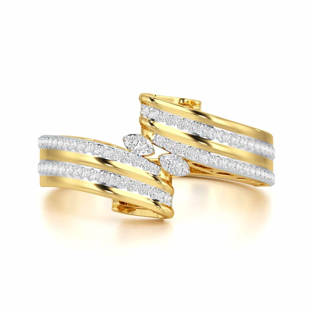 Cosmic Charm Silver Ring - Yellow Gold - Image 4
