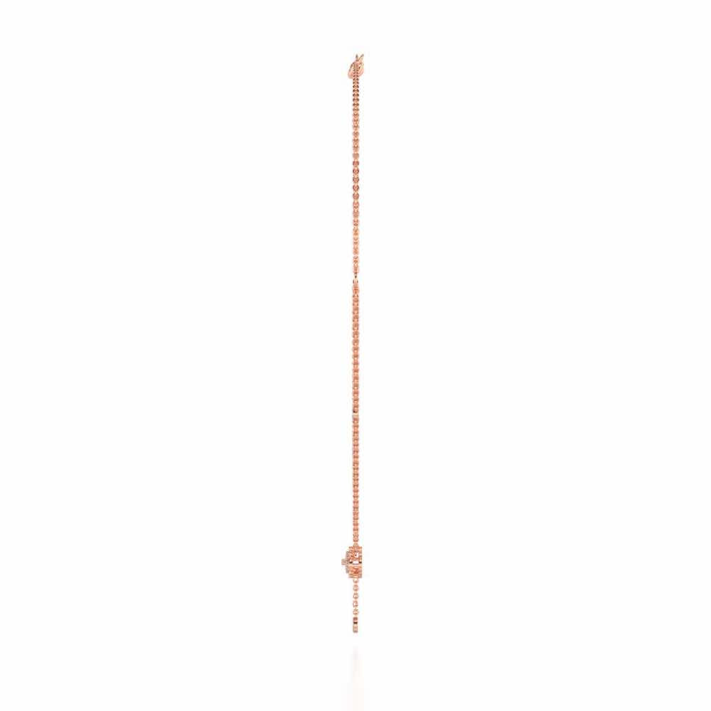 Cosmos Silver Necklace - Rose Gold - Image 4